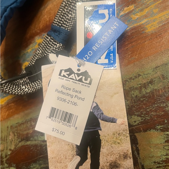 NWT Kavu Rope Sack-Reflecting Pond main image 5